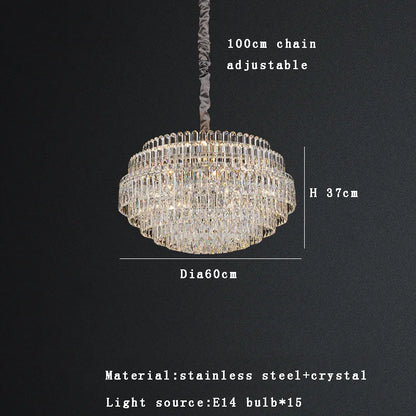 DecorBites™ Crystal Chandelier Lights 2025: Luxury Modern Room Decoration
