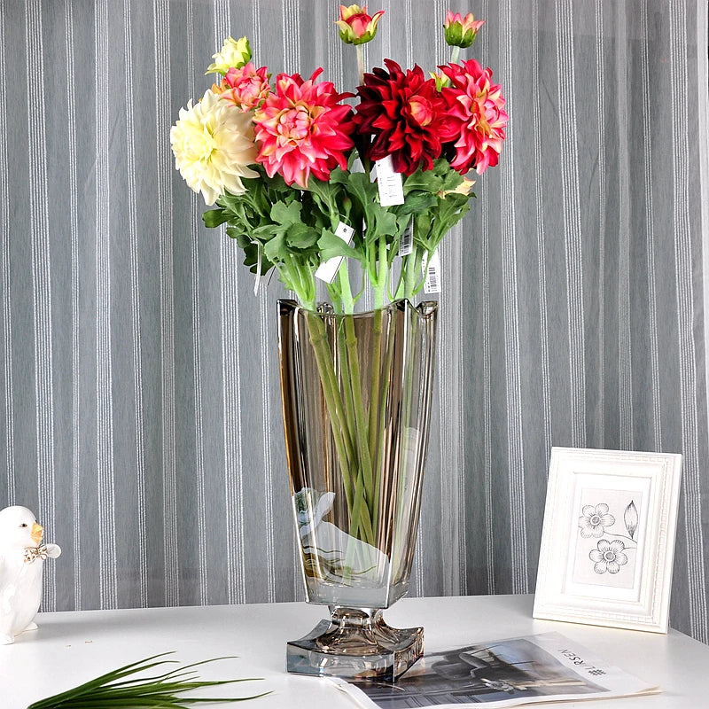 DecorBites™ Large Crystal Glass Fruit Plate | Elegant Home Luxury Decor Ornaments