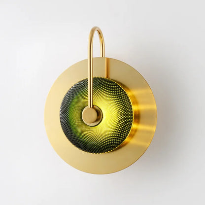 Decorbites™ Glas LED Metall Wandkunst Lampe | Nordisch Minimalistisches & Vintage Dekor für das Wohnzimmer