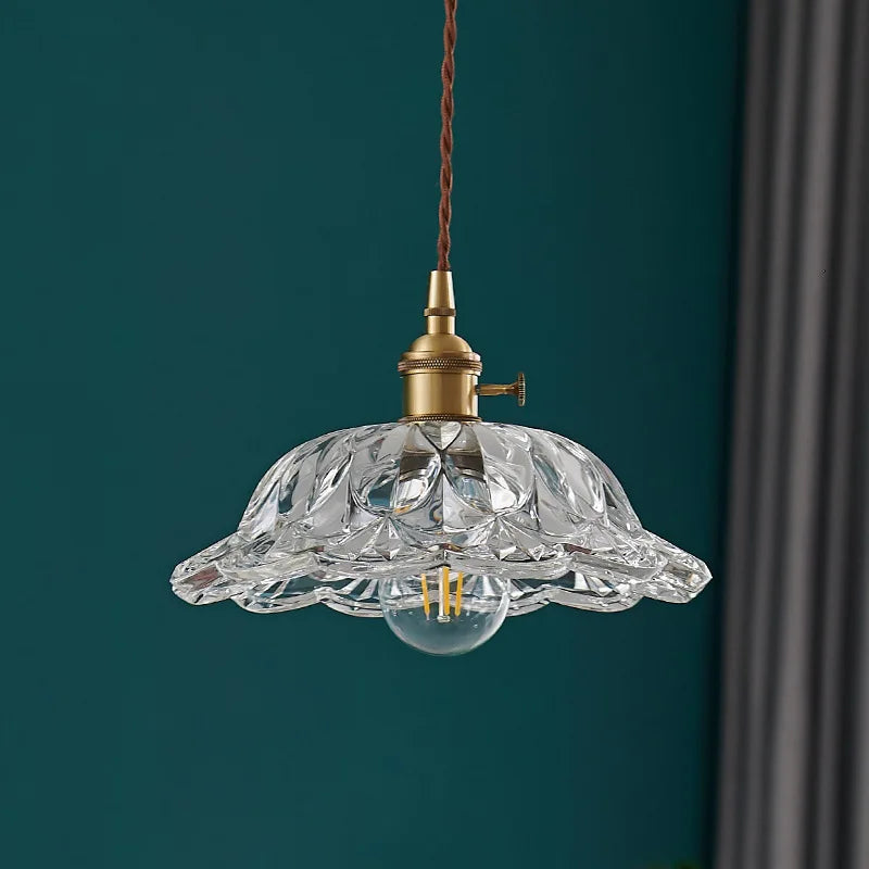 Glass LED Hanging Light