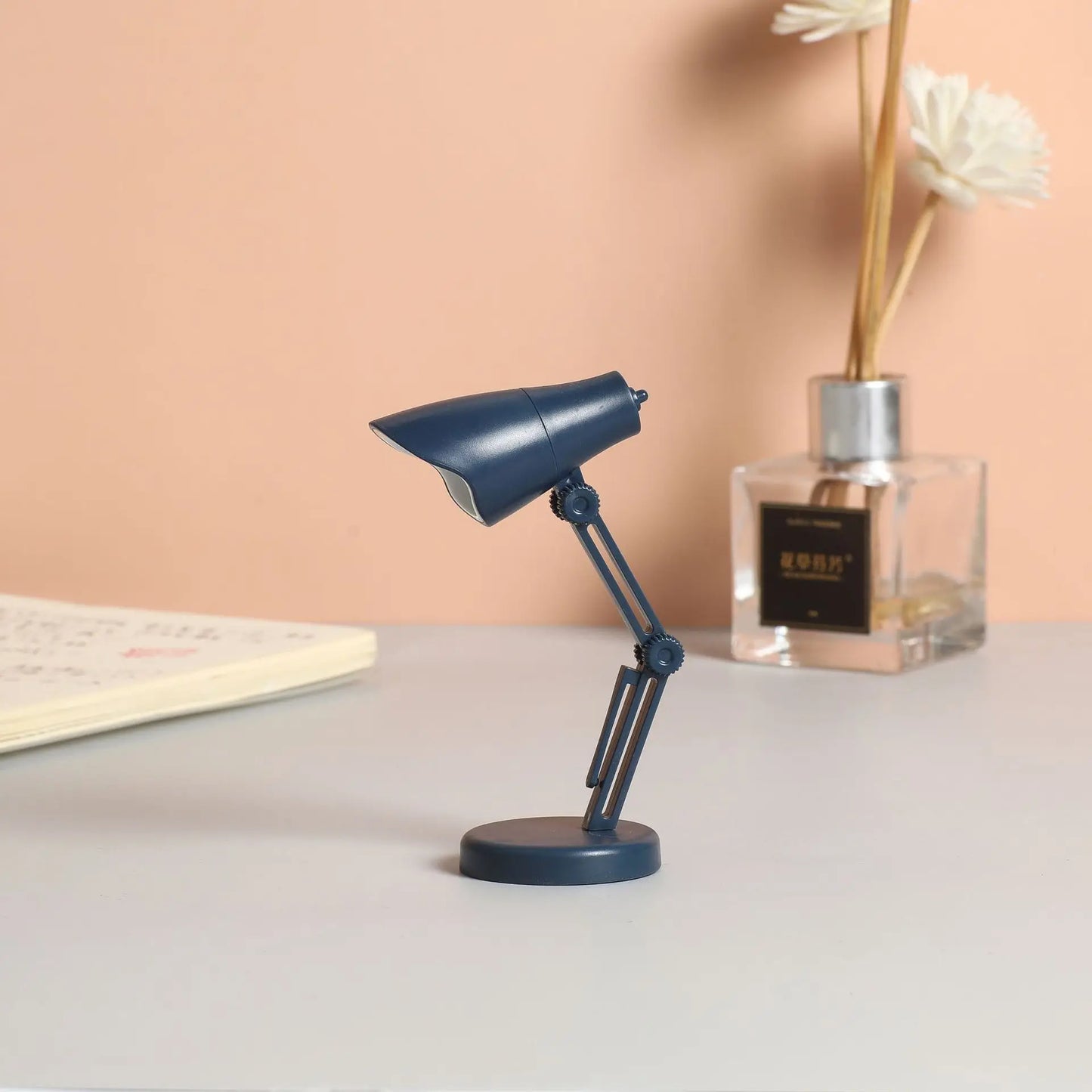 DecorBites™ LED Mini Desk Lamp with Clip, Foldable Design, Magnetic Base, Eye Protection, for Bedroom & Study