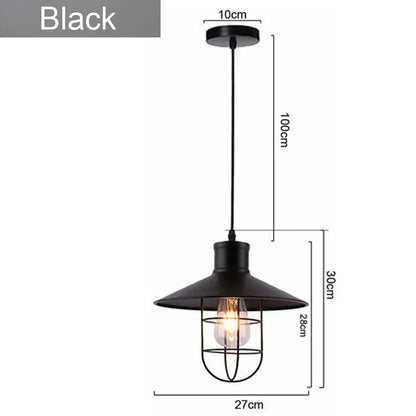 Decorbites™ Industrielle Loft-Hängeleuchte Pendellampe LED Edison Vintage Hängelampe