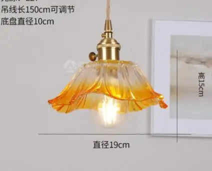 ديكوربايتس™ مصابيح معلقة زجاجية زرقاء لغرفة النوم وغرفة الطعام وغرفة المعيشة