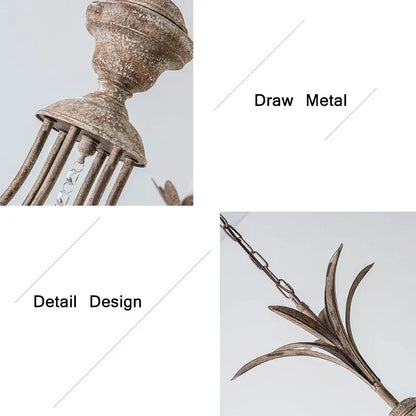 DecorBites™ American Retro Chandelier for Dining, Bedroom, Staircase, and Living Room