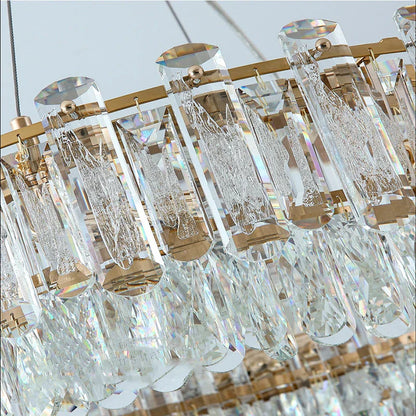 DecorBites™ Crystal Pendant Chandelier Modern Luxury Dimmable Island Light Minimalist Home Decor