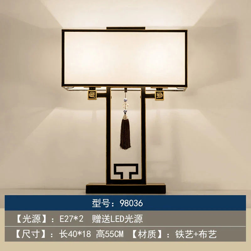 DecorBites™ Chinoiserie Table Floor Lamp - Elegant Living Room Bedroom Lighting