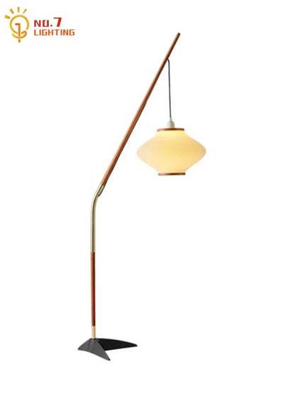 Lámpara de pie LED de diseño DecorBites™ Cream Wind de acrílico para sala de estar y dormitorio