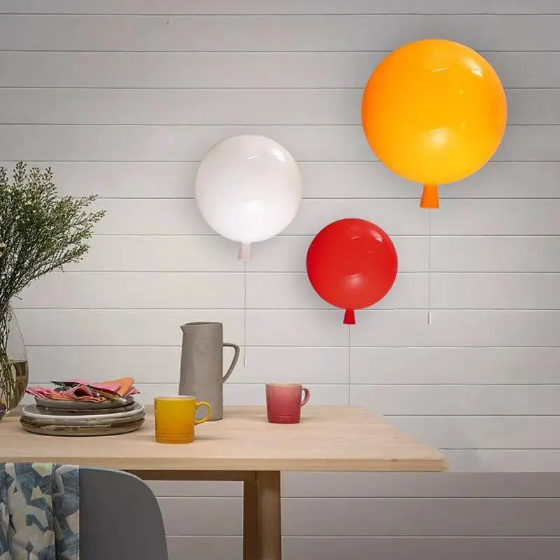 Decorbites™ Bunte Ballon-LED-Wandleuchten mit Speicherfunktion