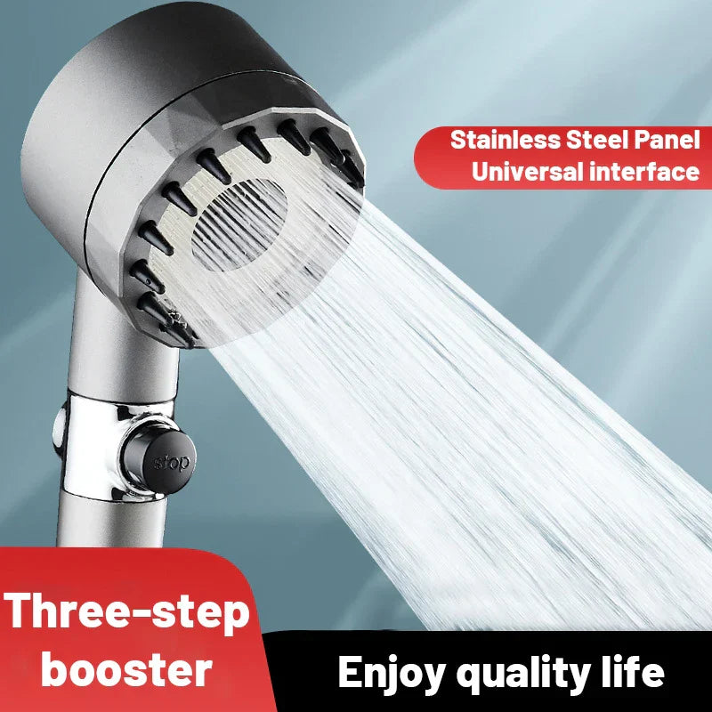 DecorBites™ High Pressure Shower Head Set with 3 Modes and Hose Holder for Bathroom