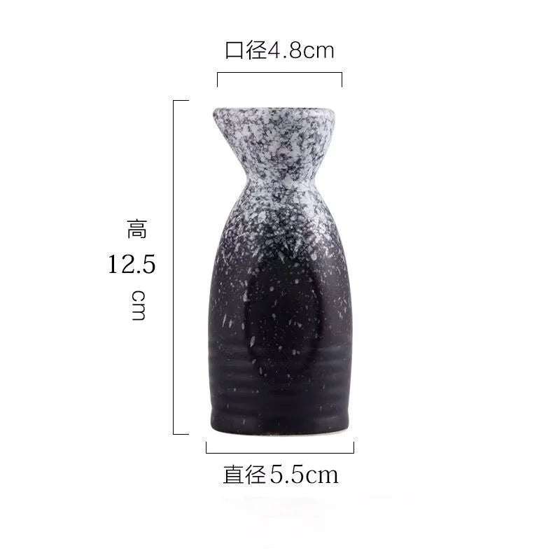 DecorBites™ Ceramic Wine Sake Set with Heater and Dispenser