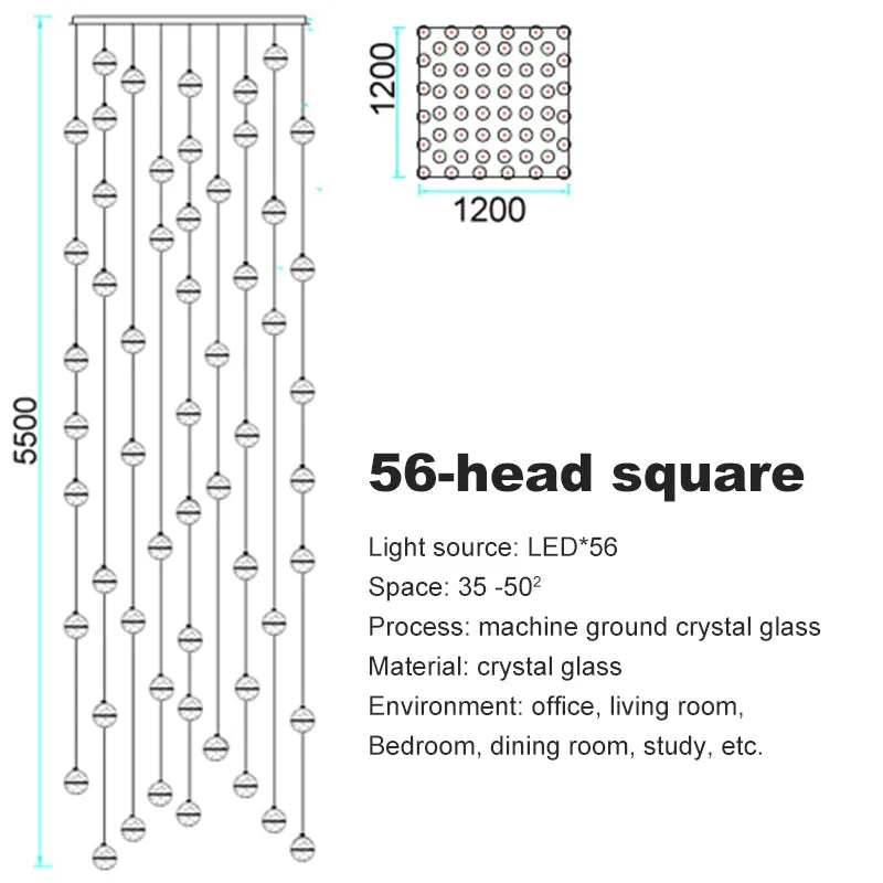 DecorBites™ Crystal Bubble Ball Pendant Light for Home Decor and Hospitality Spaces