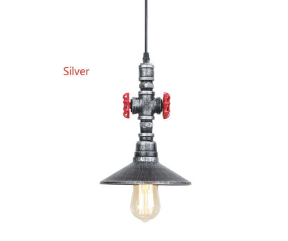 DecorBites™ Industrial Water Pipe Pendant Lamp for Dining, Bar, and Café