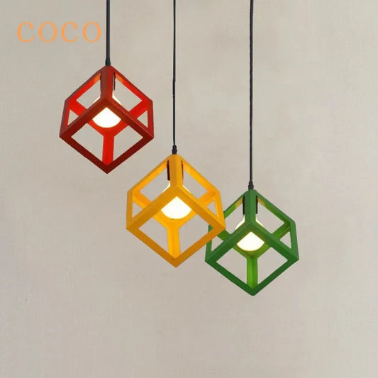 DecorBites™ Elegant Square Chandelier by Artful Design - Stylish Ceiling Light for Kitchen & Bedroom