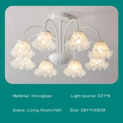 ديكوربايتس™ 2024 مصباح سقف حديث باللونين الأخضر والأبيض لغرفة المعيشة وغرفة الطعام وغرفة النوم