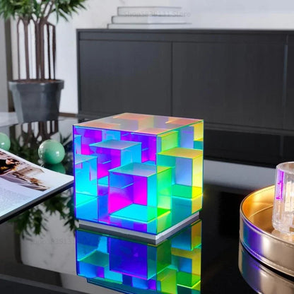 DecorBites™ LED Magic Cube Desk Lamp - Modern, Creative, Personalized Night Light
