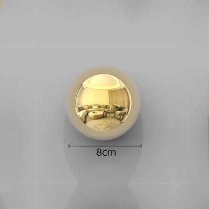 DecorBites™ Gold Ball Wall Decoration Ornaments Room Aesthetics Living Background Display