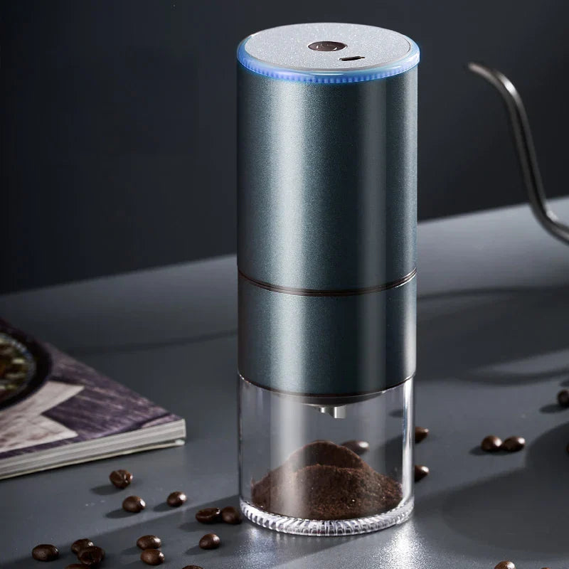 DecorBites™ Electric Bean Grinder: Full-automatic Portable Coffee Machine