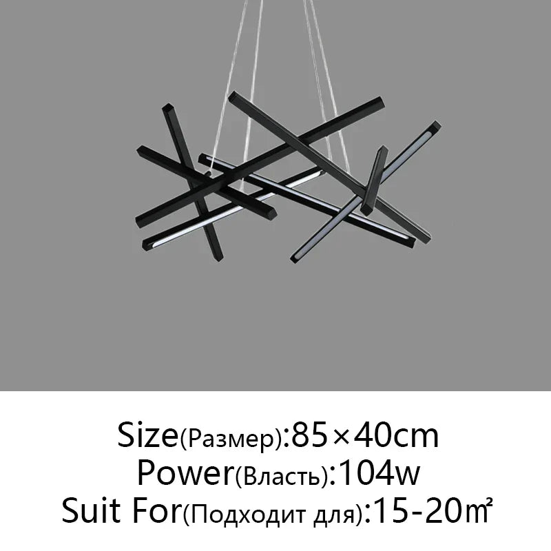 DecorBites™ LED Chandelier Remote Control Ceiling Pendant Light for Living Room, Dining Room, Bedroom