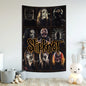 Decobites Heavy Mental Music Tapestry Wall Hanging- Hippie Art Room Flag