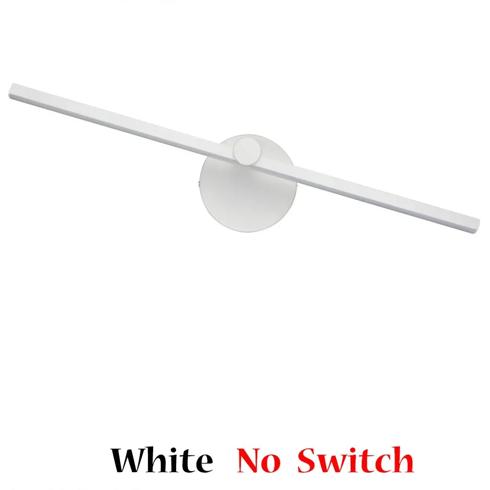 Lámpara de pared LED lineal Decorbites™ con interruptor, rotación de 300°, 41 cm, diseño nórdico minimalista