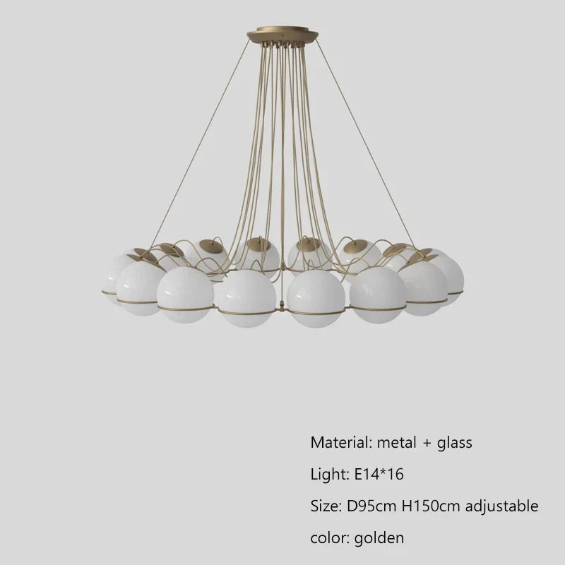 DecorBites™ Glass Shade LED Pendant Lights for Modern Nordic Minimalist Home Decor