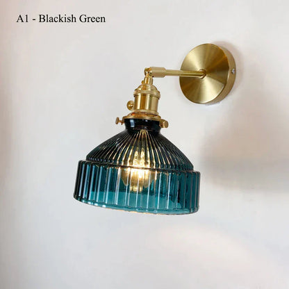 DecorBites™ Glass Shade LED Wall Lamp Switched Nordic Light for Luxury Living Room