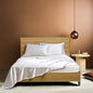 Decobites Satin Bed Sheet Set for Luxury High-End King Queen Twin Full Size Bed