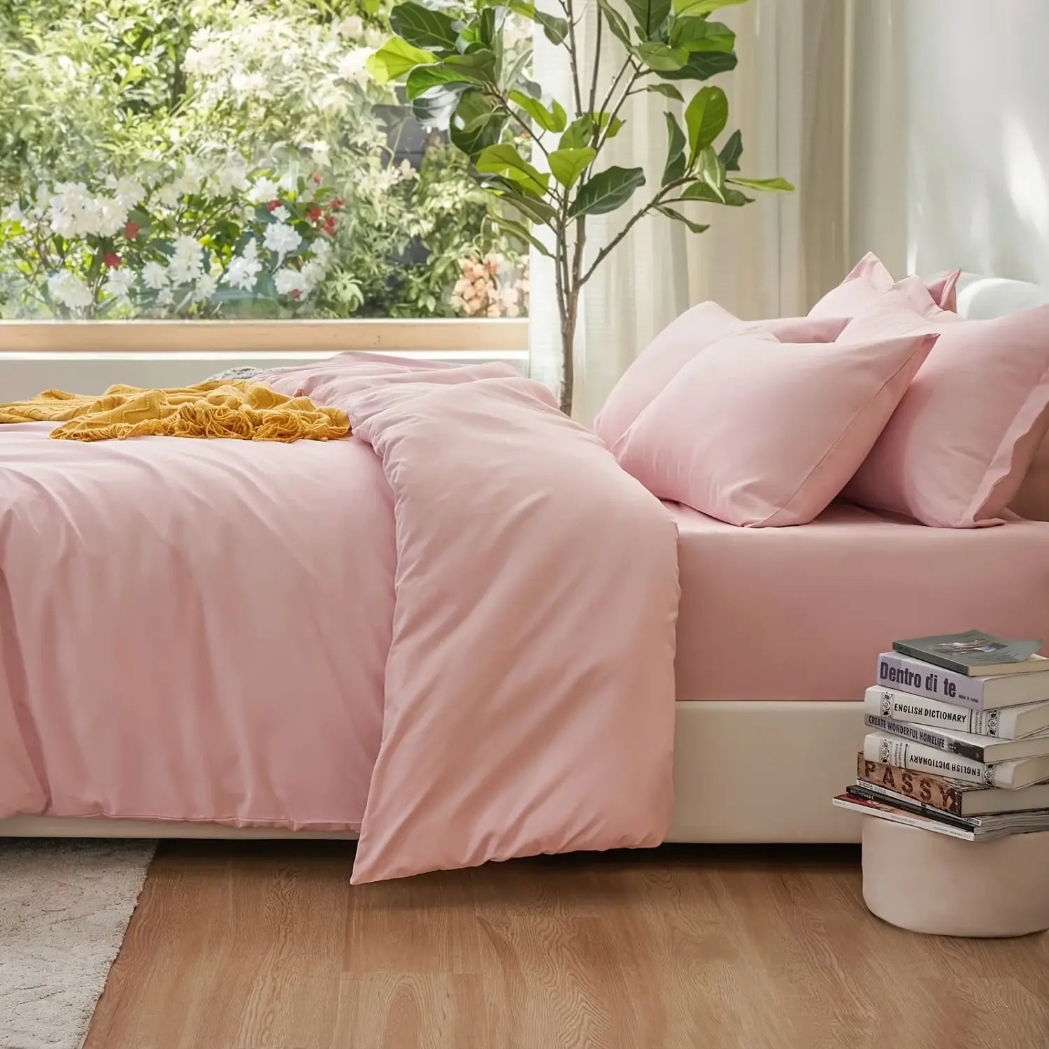 DecorBites™ Cooling Summer Cotton Duvet Set with Pillowcases