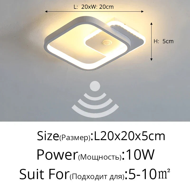 DecorBites™ LED Chandelier Lights with PIR Motion Sensor for Indoor Lighting