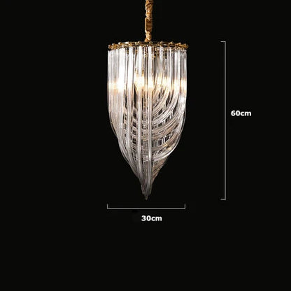 DecorBites™ LED Postmodern Gold Silver Chandelier Lighting for Foyer