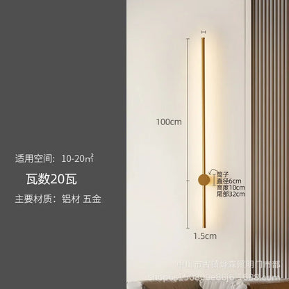 DecorBites™ LED Strip Wall Lamp for Creative Staircase Aisle Background Wall Lighting
