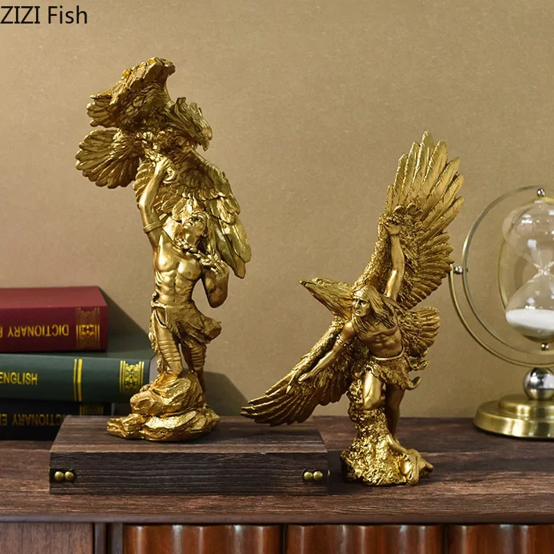 DecorBites™ Flying Eagle Resin Desk Decoration - Creative Sculpture for Room Aesthetic