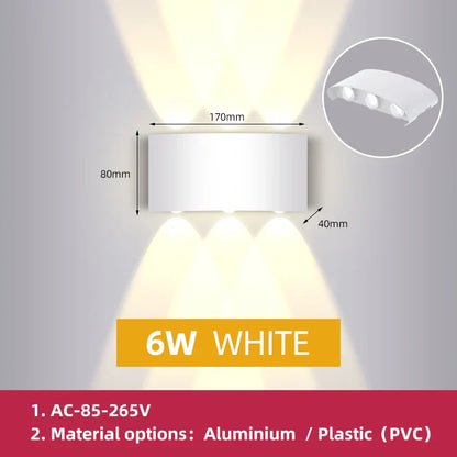 DecorBites™ LED Outdoor Garden Wall Light Waterproof Decor Porch Lamp Fixture