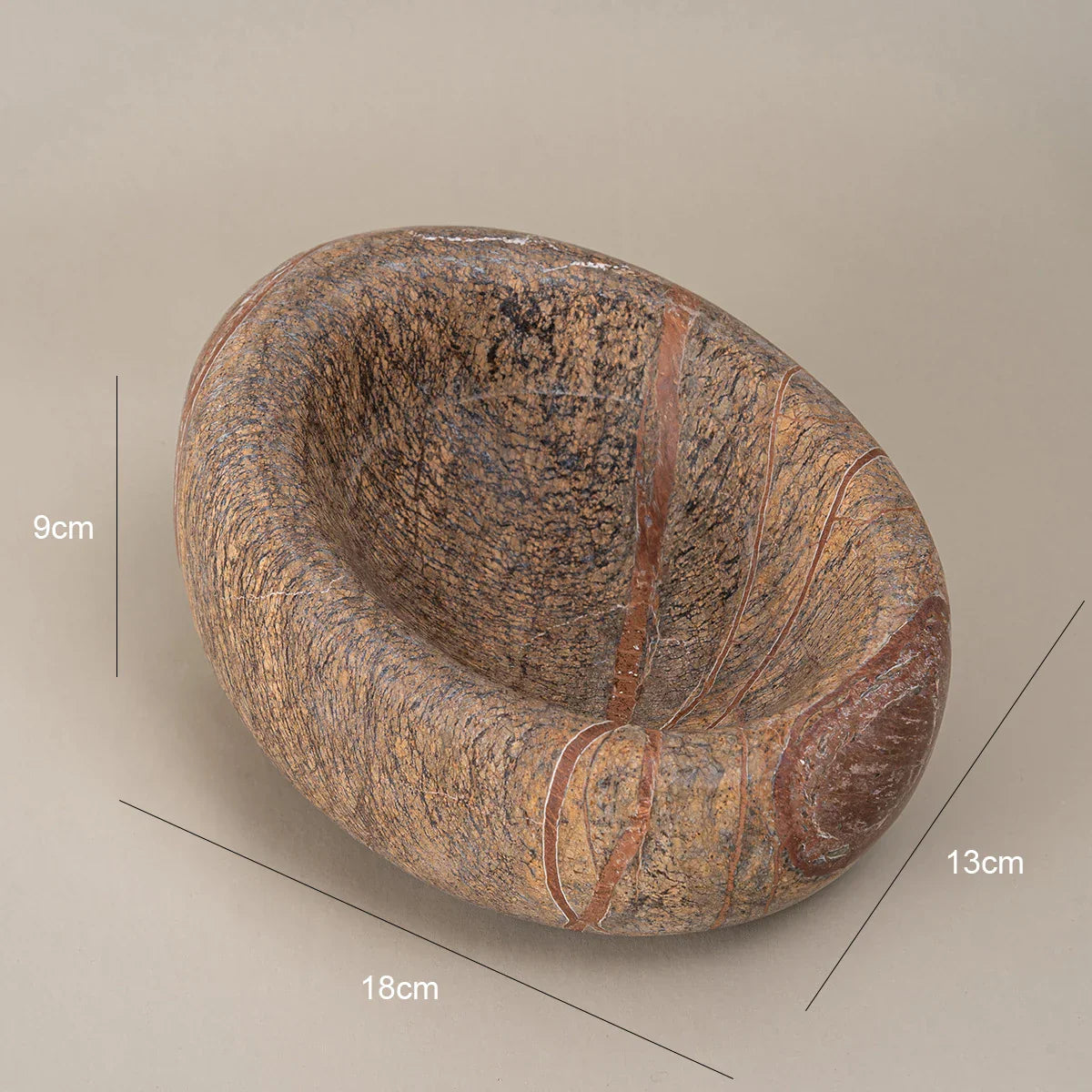 DecorBites™ Bird's Nest Marble Bowl for Jewelry Storage and Home Decor