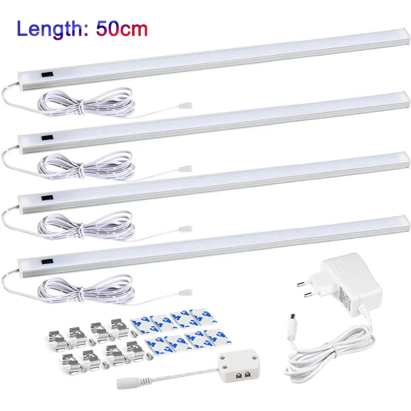 DecorBites™ LED Under Cabinet Light Hand Sweep PIR Motion Sensor Wardrobe Lamp