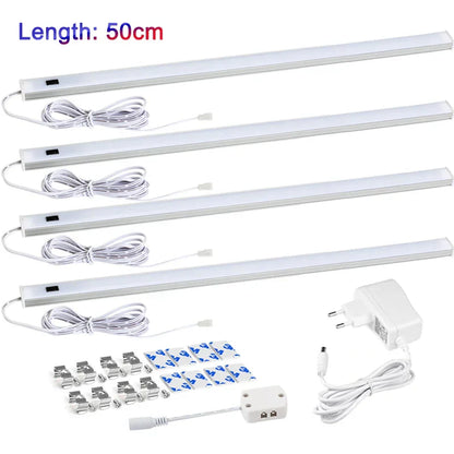 DecorBites™ LED Under Cabinet Light Hand Sweep PIR Motion Sensor Wardrobe Lamp