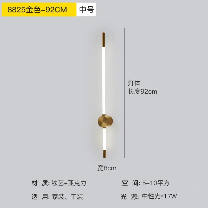 Decorbites™ LED-Herleuchtete Wandlampe für Schlafzimmer, Wohnzimmer und Flur
