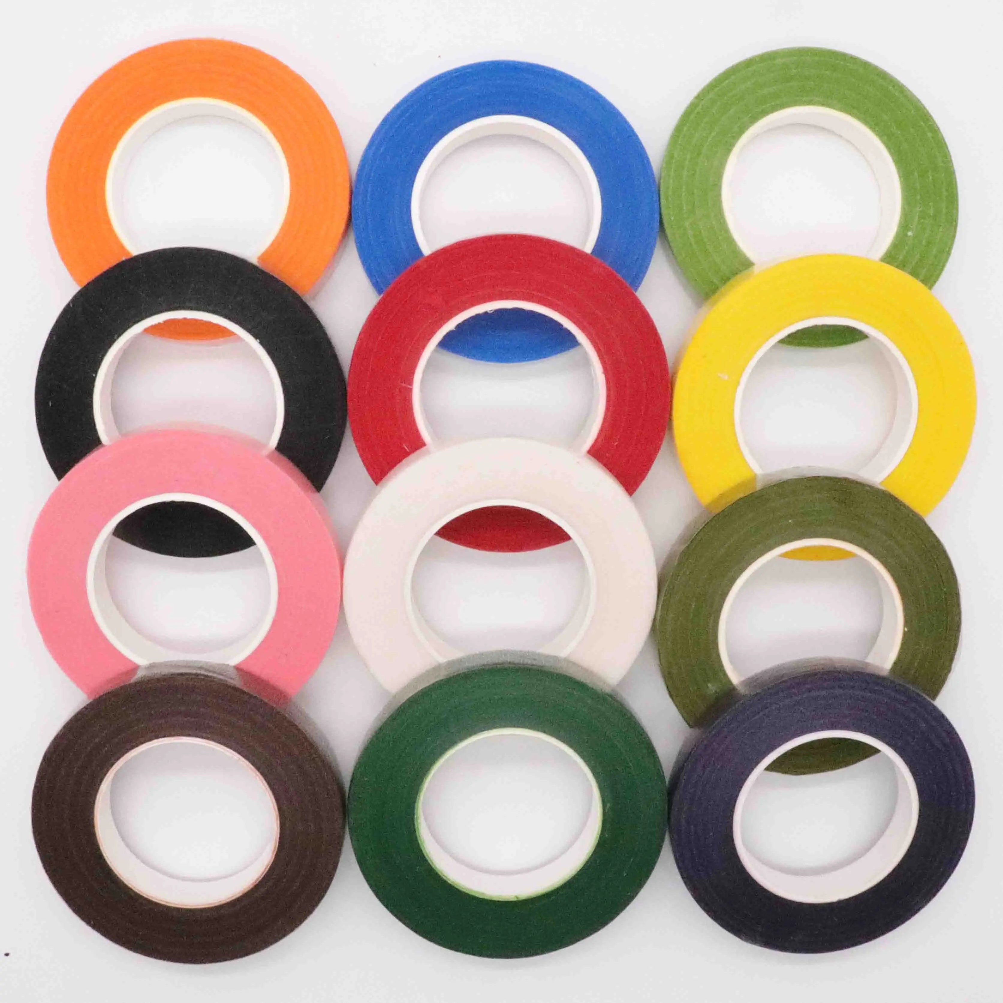 Decorbites™ Grüne Floristenbänder 12 mm * 45 m Dehnbare Corsagen-Stielumwicklungen Anstecker-Knopfloch Künstliche Blume