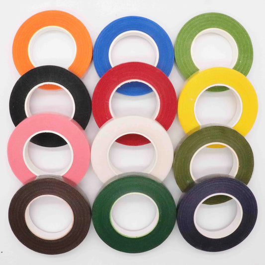 DecorBites™ Green Florist Tapes 12mm*45m Stretchy Corsages Stamen Wrap Buttonhole Artificial Flower