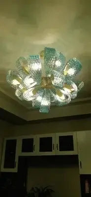 DecorBites™ Blue Glass LED Pendant Lamps - Modern Designer Lighting