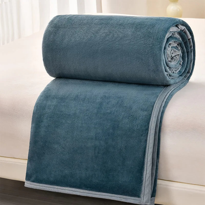 Manta de franela acogedora DecorBites™: Funda de sofá multifuncional para adultos