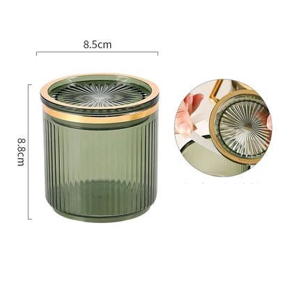 مجموعة أوعية التوابل الأكريليكية من ديكوربايتس™ مع صينية - منظم تخزين للمطبخ