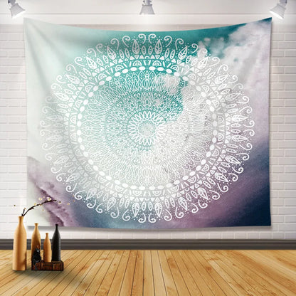 Nordic Ins Style Bohemian Mandala Tapestry Cloth for Bedroom Decor by Decobites