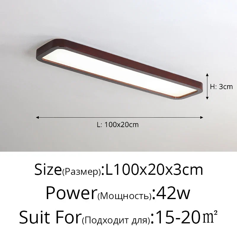 DecorBites™ LED Ceiling Lights: Modern Nordic Kitchen Study Living Room Dimmable Remote Control