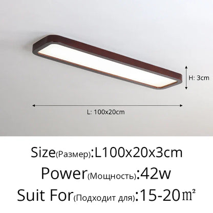 DecorBites™ LED Ceiling Lights: Modern Nordic Kitchen Study Living Room Dimmable Remote Control