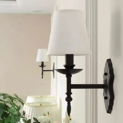 DecorBites™ Iron Wall Lamp: Retro European Living Room Bedroom Sconce Light