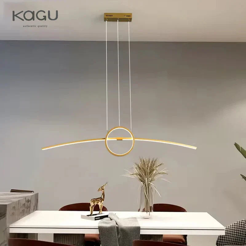 Lámpara de techo LED DecorBites™: Iluminación moderna y minimalista para mesa de comedor o cocina