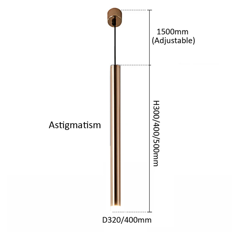 Lámpara colgante LED dorada DecorBites™ - Decoración de estilo europeo para el hogar y restaurantes