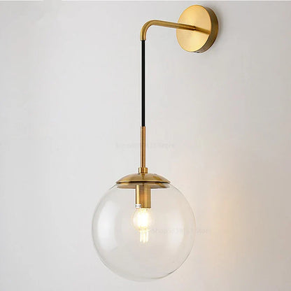 Lámpara de pared LED de bola de cristal Decorbites™ para decoración del hogar nórdico moderno vintage