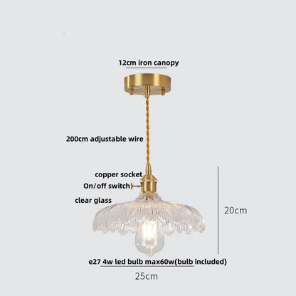 DecorBites™ Green Glass LED Pendant Lights | Nordic Modern Kitchen Hanging Lamp Fixtures